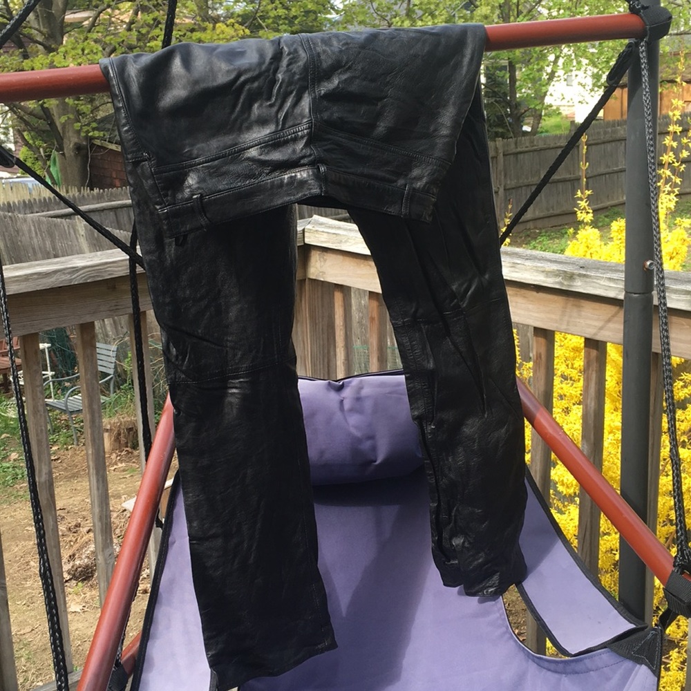 Super high end leather pants . Size 10.